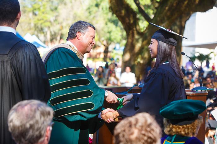 Students graduating